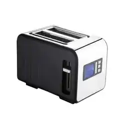 Brico Depôt Tostador en acero inoxidable 800w con pantalla digital y 2 ranuras anchas oferta