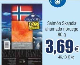 FROIZ Salmón Skandia ahumado noruego 80 g oferta