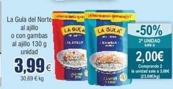 FROIZ La Gula del Norte al ajillo o con gambas al ajillo 130 g unidad oferta