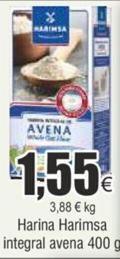 FROIZ Harina Harimsa integral avena 400 g oferta