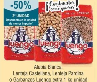 FROIZ Alubia Blanca, Lenteja Castellana, Lenteja Pardina o Garbanzos Luengo extra 1 kg unidad oferta
