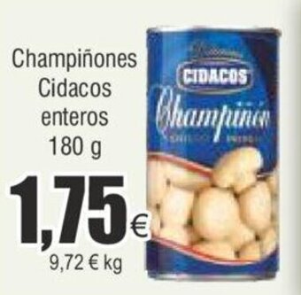 FROIZ Champiñones Cidacos enteros oferta