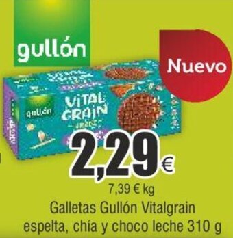 FROIZ Galletas Gullón Vitalgrain espelta, chía y choco leche 310 g oferta
