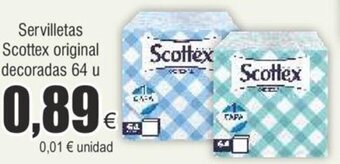 FROIZ Servilletas Scottex original decoradas 64 u oferta