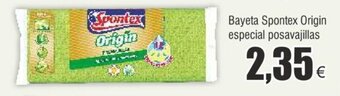 FROIZ Bayeta Spontex Origin especial posavajillas oferta