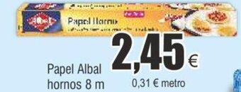 FROIZ Papel Albal hornos 8 m oferta