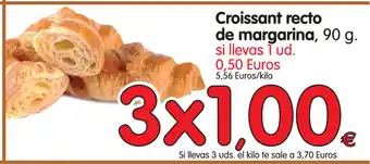 Alimerka Croissant recto de margarina, 90g oferta