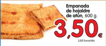 Alimerka Empanada de hojaldre de átún, 600g oferta