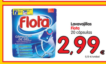 Alimerka Flota Lavavajillas 20 cápsulas oferta