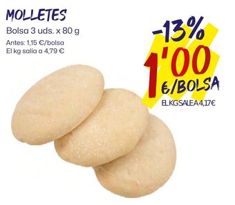 AhorraMas MOLLETES oferta