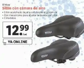 Lidl Wittkop Sillín con cámera de aire oferta