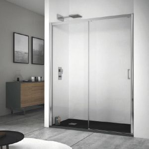 Brico Depôt Panel fijo + puerta corredera kennedy 110 cm decorado lateral fijo: 80 cm oferta