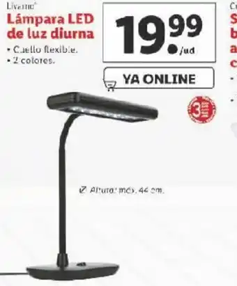 Lidl Livarro Lámpara LED de luz diurna oferta
