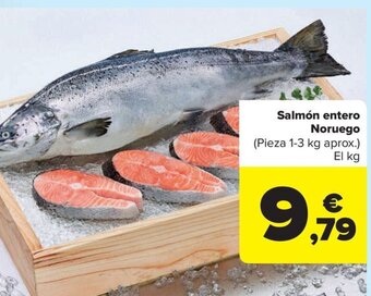 Carrefour Market Salmón entero Noruego oferta