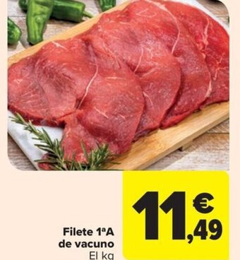 Carrefour Market Filete 1ªA de vacuno El kg oferta