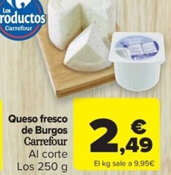 Carrefour Market Queso fresco de Burgos Carrefour oferta