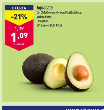 ALDI Aguacate oferta