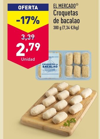 ALDI EL MERCADO Croquetas de bacalao oferta