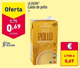 ALDI La Cocina Caldo de pollo oferta
