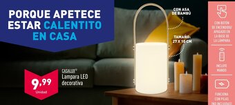 ALDI Lampara LED decorativa oferta