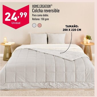 ALDI HOME CREATION Colcha reversible oferta
