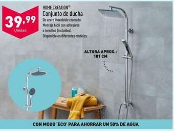 ALDI HOME CREATION Conjunto de ducha oferta