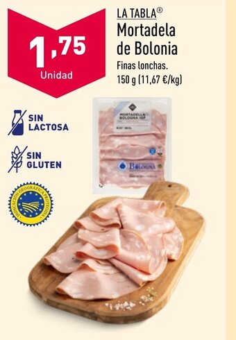ALDI Mortadela de Bolonia oferta