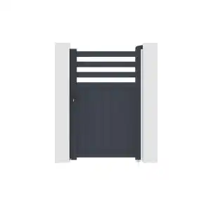 Brico Depôt Puerta peatonal aluminio nevis 100p160 oferta