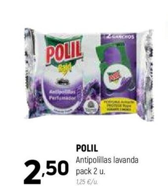 Coviran POLIL Antipolillas lavanda pack 2 u. 1,25 €/u. oferta