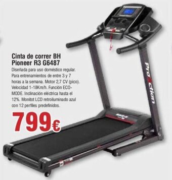 FROIZ Cinta de correr BH Pioneer R3 G6487 oferta