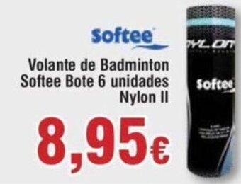 FROIZ Volante de Badminton Softee Bote 6 unidades Nylon II oferta