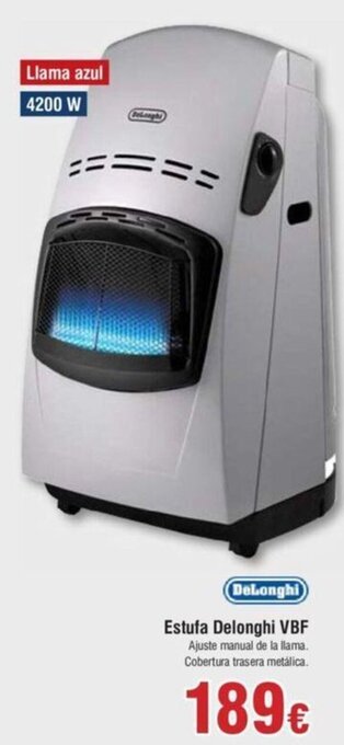 FROIZ Estufa Delonghi VBF oferta