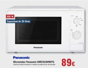 FROIZ Microondas Panasonic NME20JWMEPG oferta