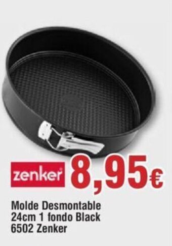 FROIZ Molde Desmontable 24cm 1 fondo Black 6502 Zenker oferta