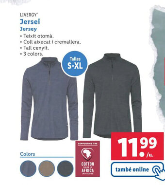 Lidl Jersei Jersey oferta
