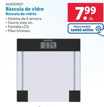 Lidl Bàscula de vidre Báscula de vidrio oferta