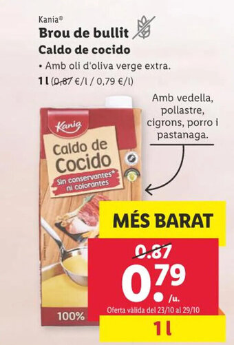 Lidl Brou de bullit Caldo de cocido oferta