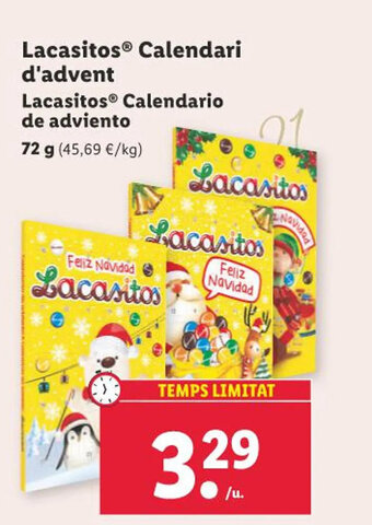 Lidl Lacasitos® Calendario de adviento 72 g oferta