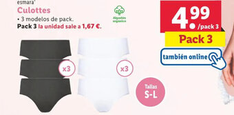 Lidl esmara Culottes oferta