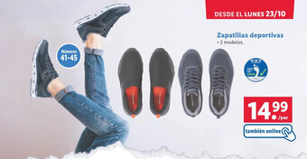 Lidl Zapatillas deportivas oferta