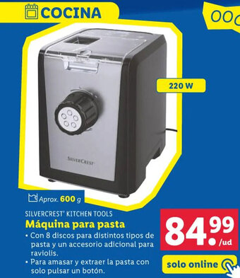 Lidl Máquina para pasta oferta