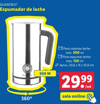 Lidl Espumador de leche oferta