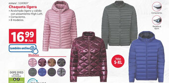 Lidl Chaqueta ligera oferta