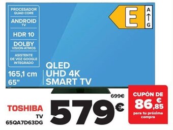 Carrefour TOSHIBA TV 65QA7D63DG oferta