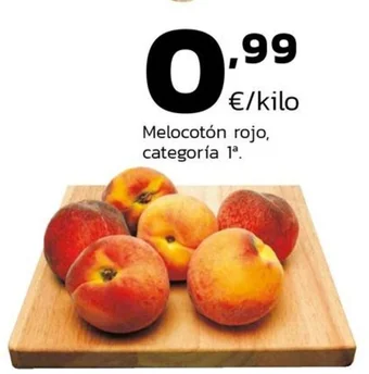 Supermercados Lupa Melocotón rojo oferta