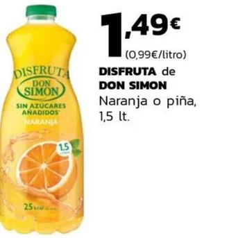 Supermercados Lupa DISFRUTA de DON SIMON oferta