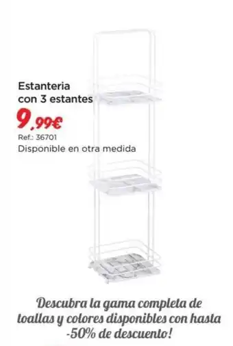Espaço Casa Estanteria con 3 estantes oferta