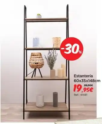 Estantería 60x35x148cm