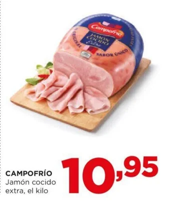 Alimerka CAMPOFRÍO Jamón cocido extra, el kilo oferta