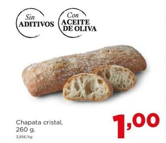 Alimerka Chapata cristal, 260 g. oferta